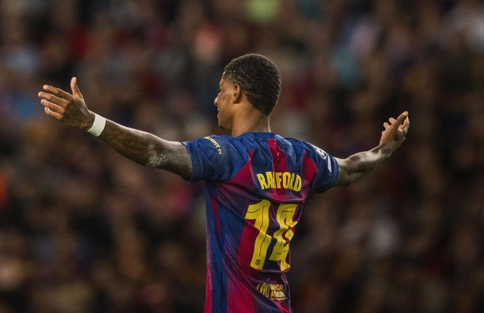 拉什福德本赛季欧冠直接参与6球，为个人单赛季并列最佳数据